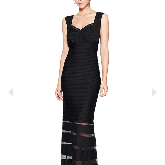 Tadashi Shoji Annika Black Long Gown Dress 6L2021L - Picture 8 of 16